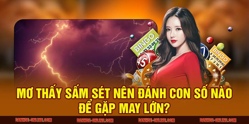mơ thấy sấm sét