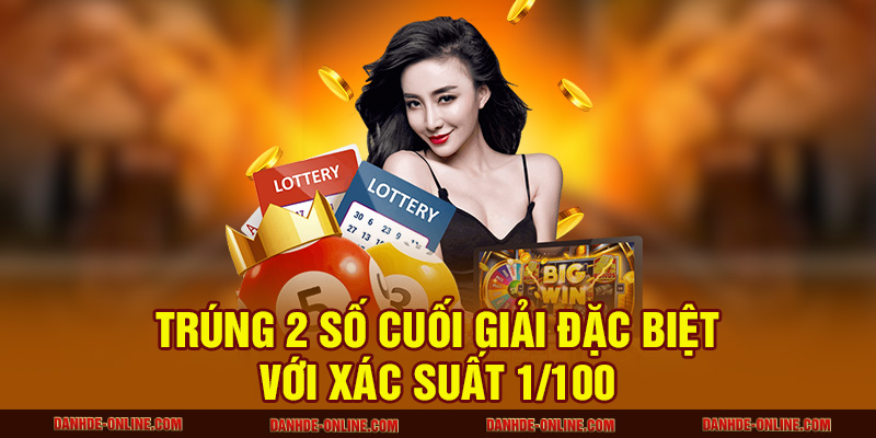 Trúng 2,3,4,5 Số Cuối Giải Đặc Biệt - Lộc Trời Gõ Cửa 1 Trúng 2 số cuối giải đặc biệt với xác suất 1/100